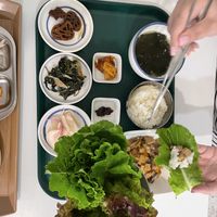 Ssambap + side dishes  at Kongalne - 콩알네 in Jeonju