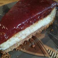 Vegan cheesecake  at Black Cat in East London