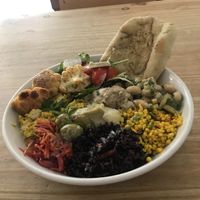 Salad bowl - delicious! at Black Cat in East London