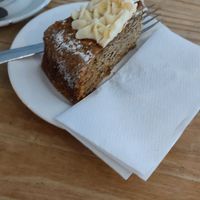Lemon Poppy seeds cake at Black Cat in East London