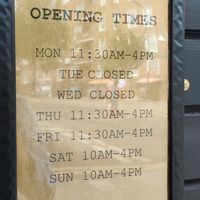 Schedule at Black Cat in East London