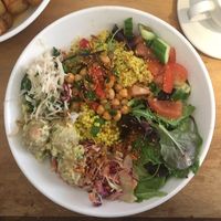 Big Salad plate at Black Cat in East London