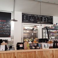 counter at Black Cat in East London