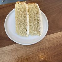 Lemon cake (cake of the day)   at Black Cat in East London