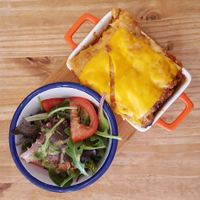 Lasagne at Black Cat in East London