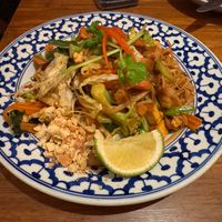 Pad Thai (veganized) at Bambubox in Madrid