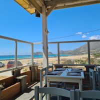 Perigiali restaurant view at Perigiali Sea Food Restaurant in Rhodes