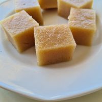 Greek dessert at Perigiali Sea Food Restaurant in Rhodes