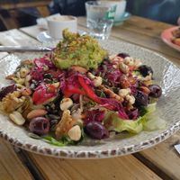 Vegan Nutty Salad at The Garden House in North London