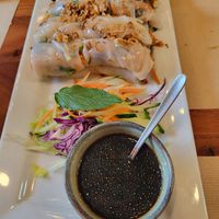 Vegan Steamed pancakes at Thang Long Vietnamese Restaurant in Athens