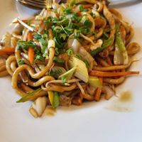 Vegan Udon noodles at Thang Long Vietnamese Restaurant in Athens