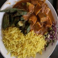 Chick fu curry  at Pondicheri in Houston