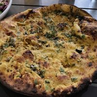 Garlic naan  at Pondicheri in Houston