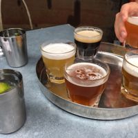 Flights of Beer & Good Mix of Drink Options. Not all vegan friendly though so ask! at Pondicheri in Houston