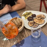 Grilled veggies  at Mezzaluna in Levanto