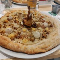Artichoke potato pizza at Pit'sa in Milan