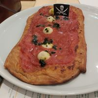Deep fried pizza! at Pit'sa in Milan