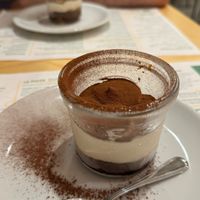 Vegan tiramisu!!!! at Pit'sa in Milan