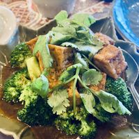 Pad Gratiem (Garlic) with tofu   at Sawasdee Thai Cuisine in San Antonio