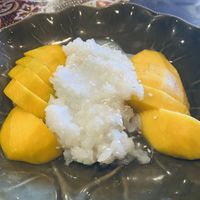 Sticky rice and mango  at Sawasdee Thai Cuisine in San Antonio