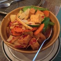 Jungle curry with tofu at Sawasdee Thai Cuisine in San Antonio