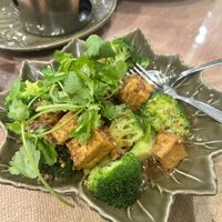 #42 garlic dish w/tofu (So amazing!) #Veganuary at Sawasdee Thai Cuisine in San Antonio