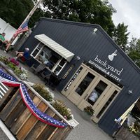 Front entrance  at Backyard Coffeehouse & Eatery in Ogunquit