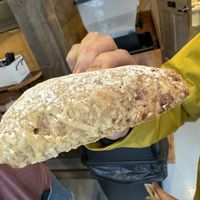 Vegan strawberry coconut scone  at Backyard Coffeehouse & Eatery in Ogunquit