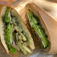 Incredible Hulk sandwich at CURB STREET FOOD in Paris