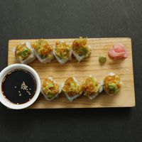 Crunchy Avocado Sushi at Jasper Restaurant in Kathmandu
