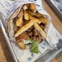 Vegan gyro pita  at Gyro Concept Easton in Easton