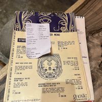 The menu I wish I had!  at Gnostic in Makati