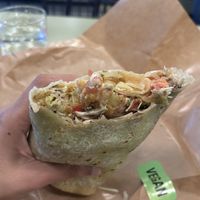 Veg Burrito (Vegan) so 😋   at Tacofino - Metrotown in Burnaby