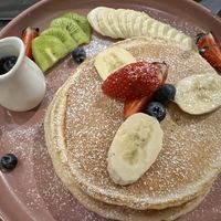 Vegan pancakes   at Bitter in Tirana