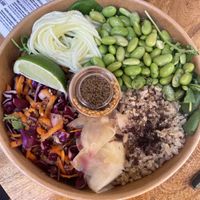Edamame bowl   at PLANT SHACK - Palma City in Mallorca