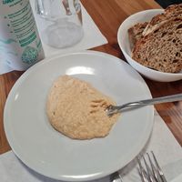 Hummus at La Pentola Vegana in Monza