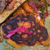 Burnt pancake at Le Chante Clair in Saintes-maries-de-la-mer