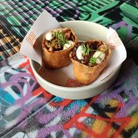 Teriyaki Eggplant Inari (VG) at Burner Bar in Prahran
