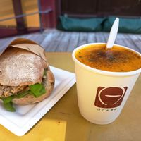 Daily sandwich & soup was nice 🤸🏿 at 日Rise in Macau