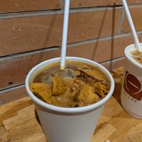 Iced Caramel Latte at 日Rise in Macau