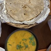 Dal and chapati   at Dosa King in Krabi