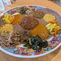 Veggie platter. at Gursha in Las Vegas