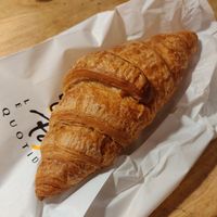 Vegan croissant at Le Pain Quotidien in Liege