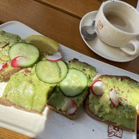   at Le Pain Quotidien in Liege