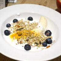Crunola Banana Split at Le Pain Quotidien in Liege