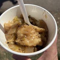 Vegan halusky  at Heier's Home Cooking Food Truck in Bloomsburg