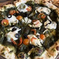 Pesto pizza   at Canvas V in New Delhi