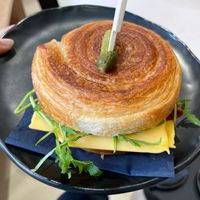 Croissant sandwich at Margo's Amsterdam Bellamy - Oud-West in Amsterdam
