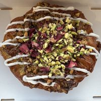 Pistachio danish  at Margo's Amsterdam Bellamy - Oud-West in Amsterdam