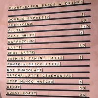 Drink menu  at Margo's Amsterdam Bellamy - Oud-West in Amsterdam